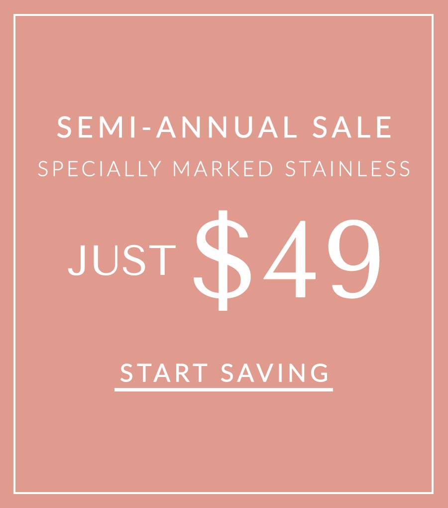 Semi-Annual Sale: Stainless Just $49