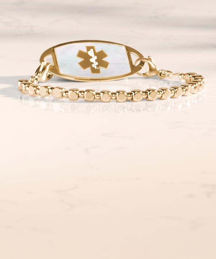 Facet Stretch Medical ID Bracelet