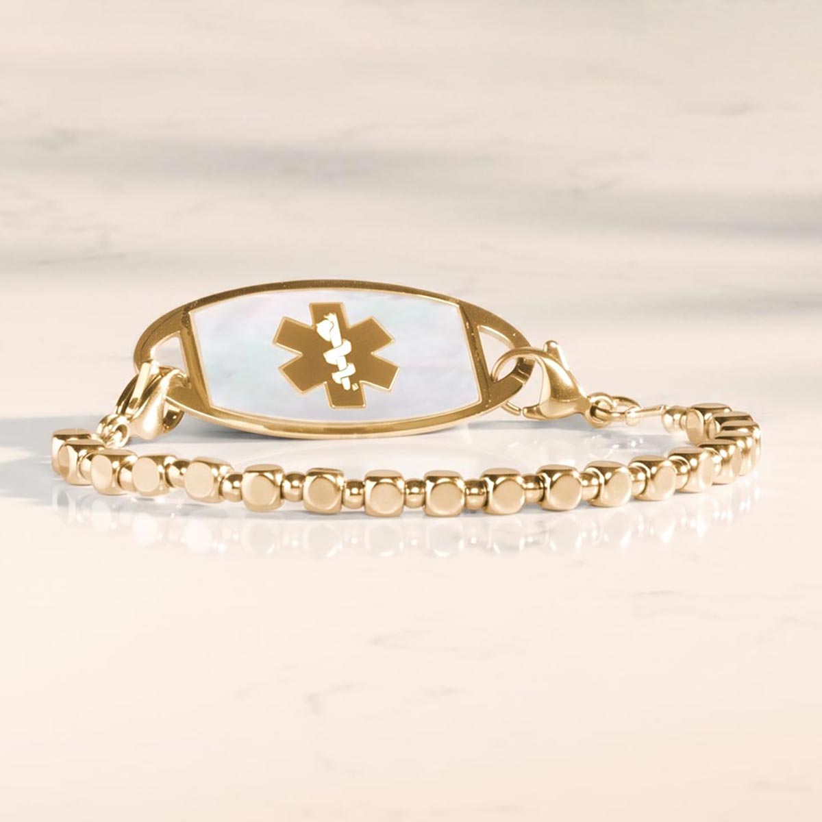 Facet Stretch Medical ID Bracelet