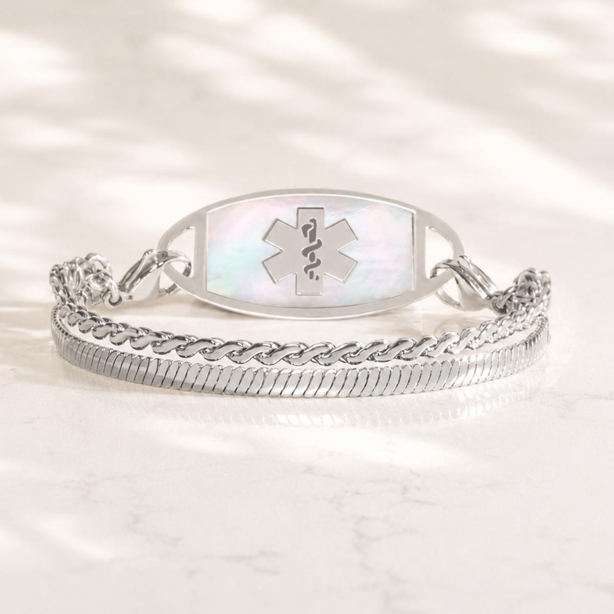 Heritage Layered Medical ID Bracelet