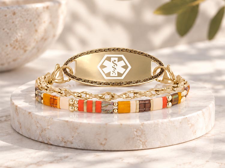Marigold medical ID bracelet