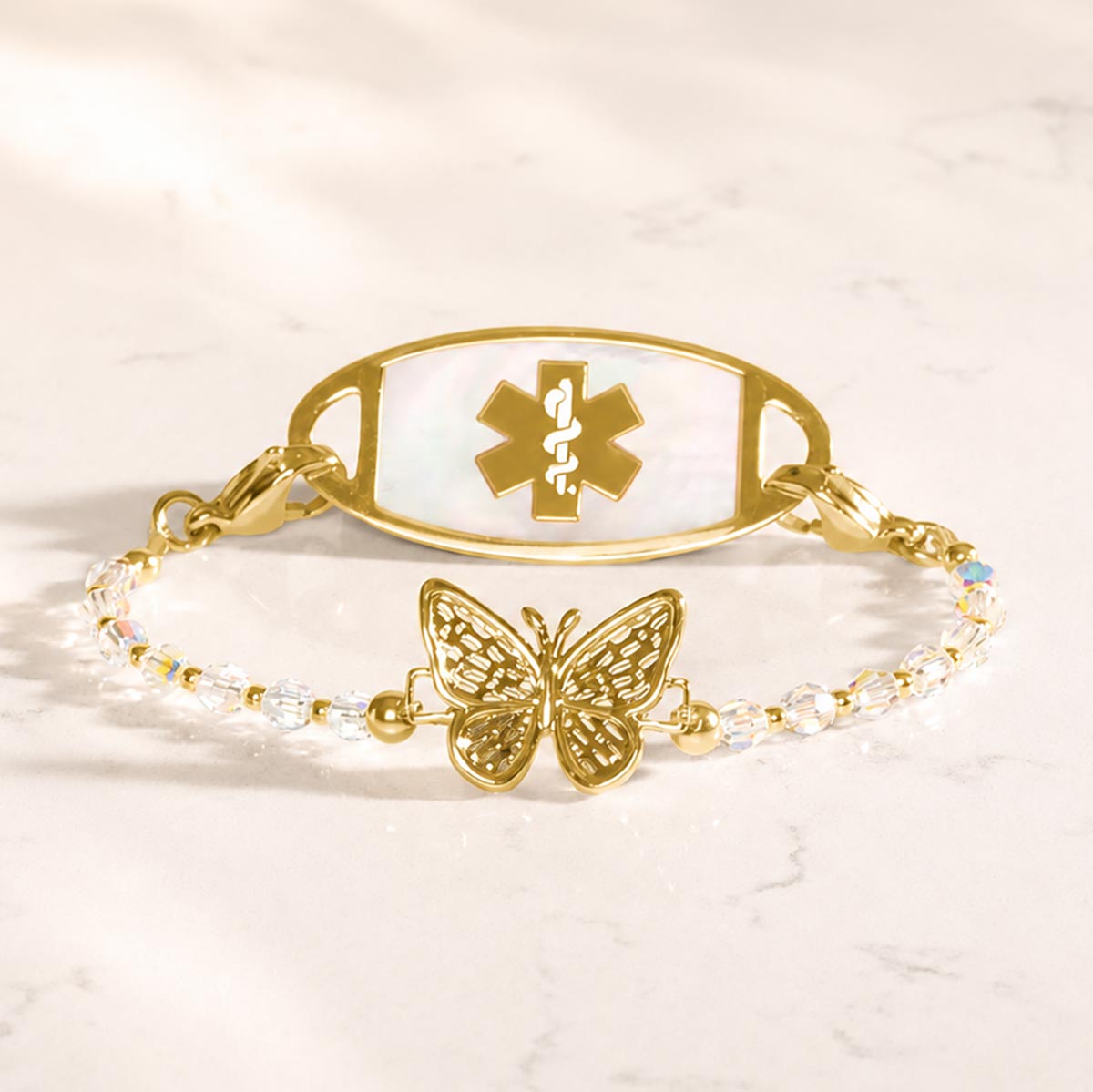 Solstice Stretch Medical ID Bracelet
