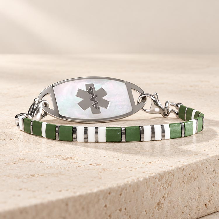 Olive medical ID bracelet