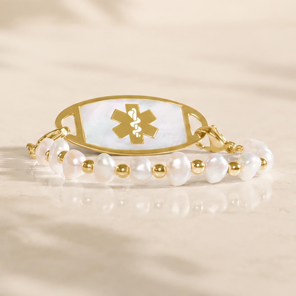 Ellie Layered Medical ID Bracelet