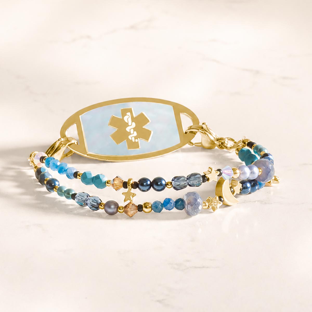 Solstice Stretch Medical ID Bracelet