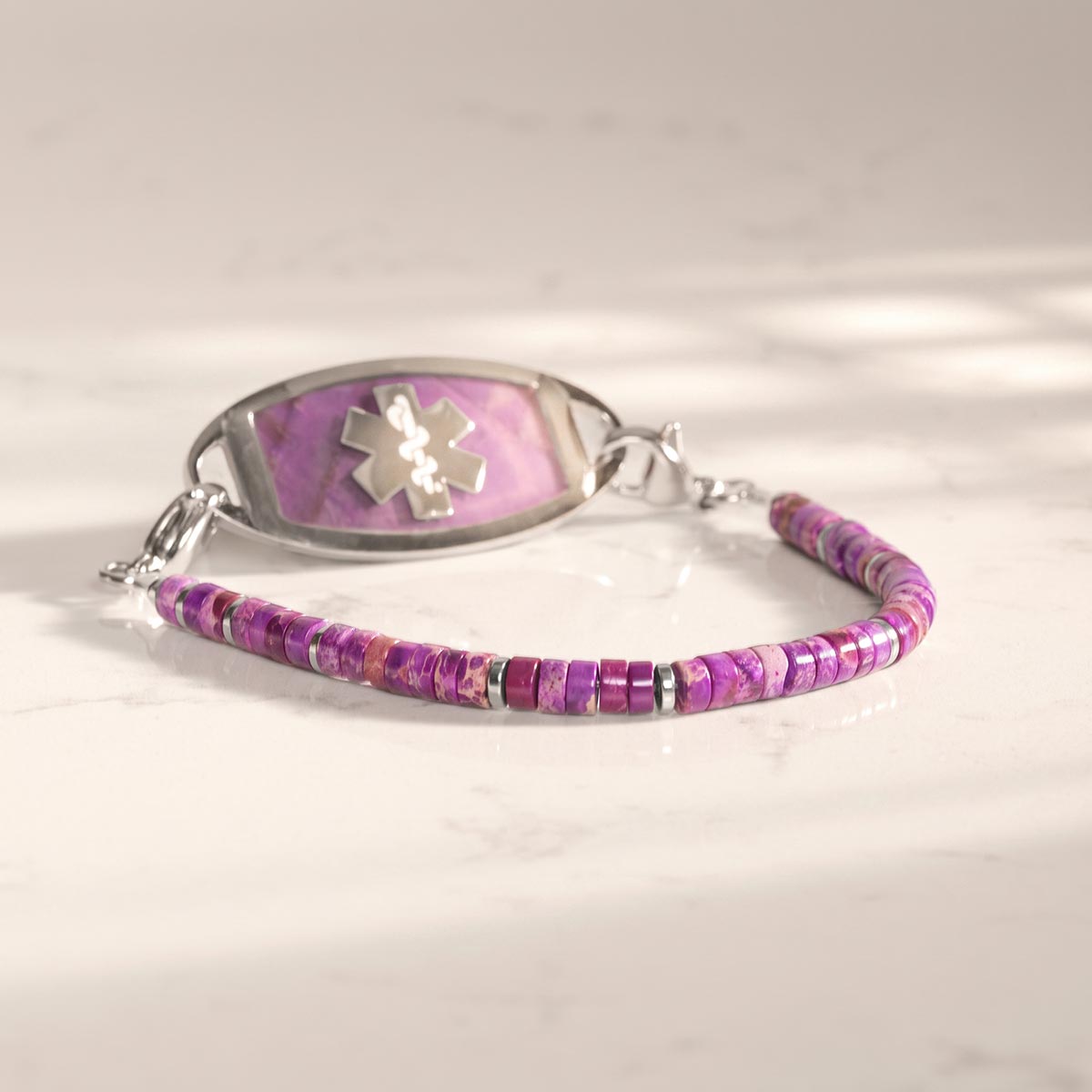 Wisteria Medical ID Bracelet
