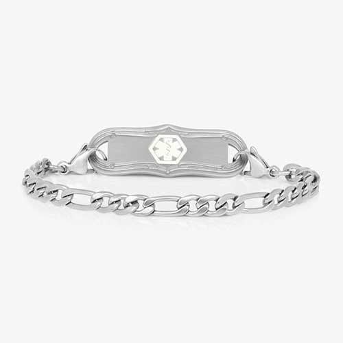 Waterproof Hypoallergenic Sports Medical ID Bracelet, Durable