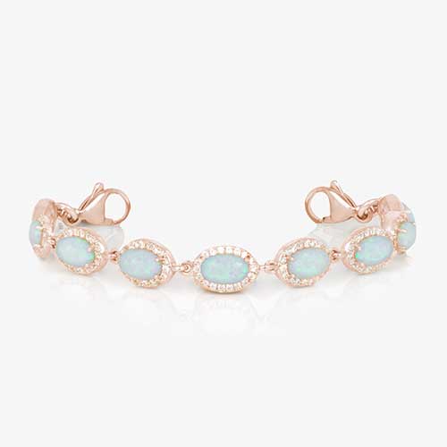 Rose gold vermeil medical alert chain with gold lobster clasps