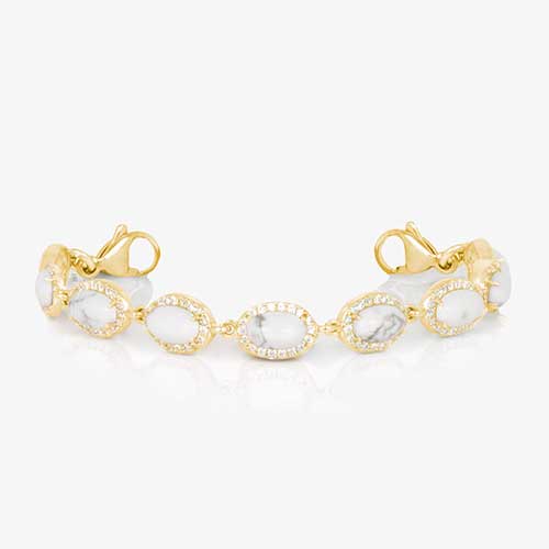 Gold vermeil medical alert chain with gold lobster clasps