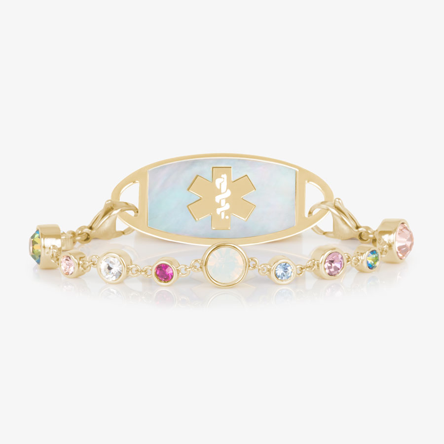 Mia medical ID bracelet
